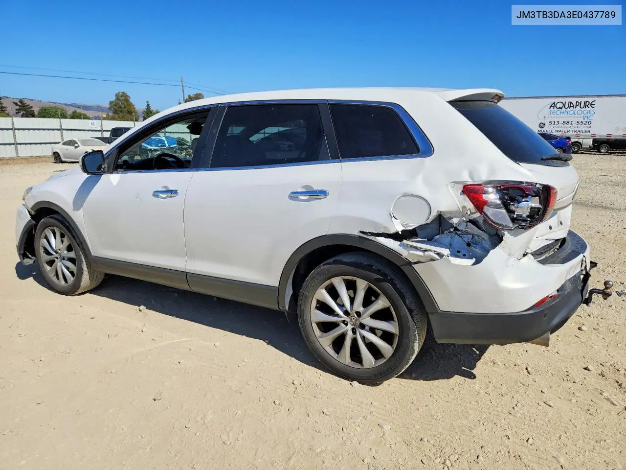 2014 Mazda Cx-9 Grand Touring VIN: JM3TB3DA3E0437789 Lot: 60036776