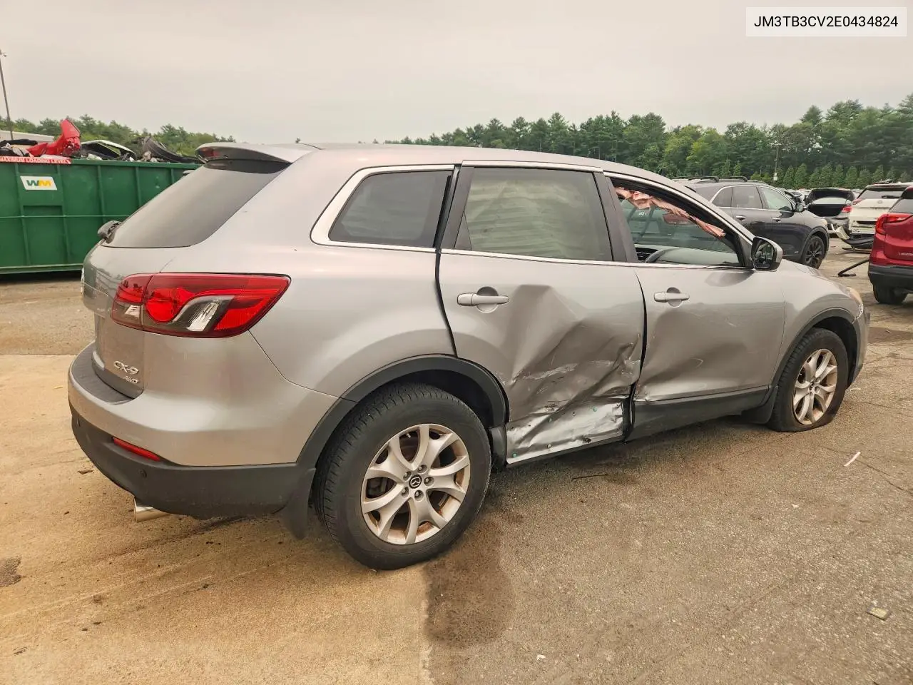 2014 Mazda Cx-9 Touring VIN: JM3TB3CV2E0434824 Lot: 60819616