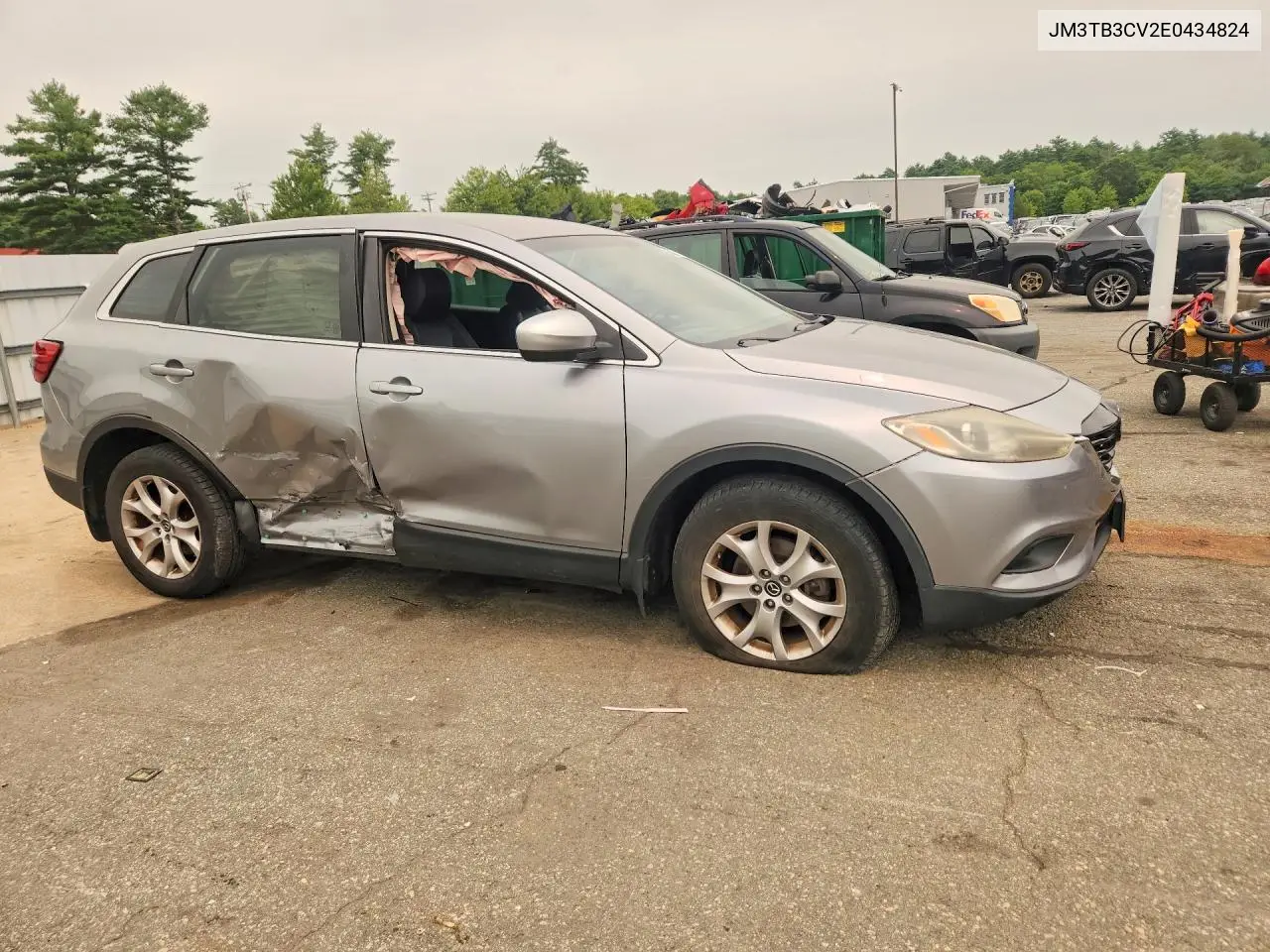 2014 Mazda Cx-9 Touring VIN: JM3TB3CV2E0434824 Lot: 60819616