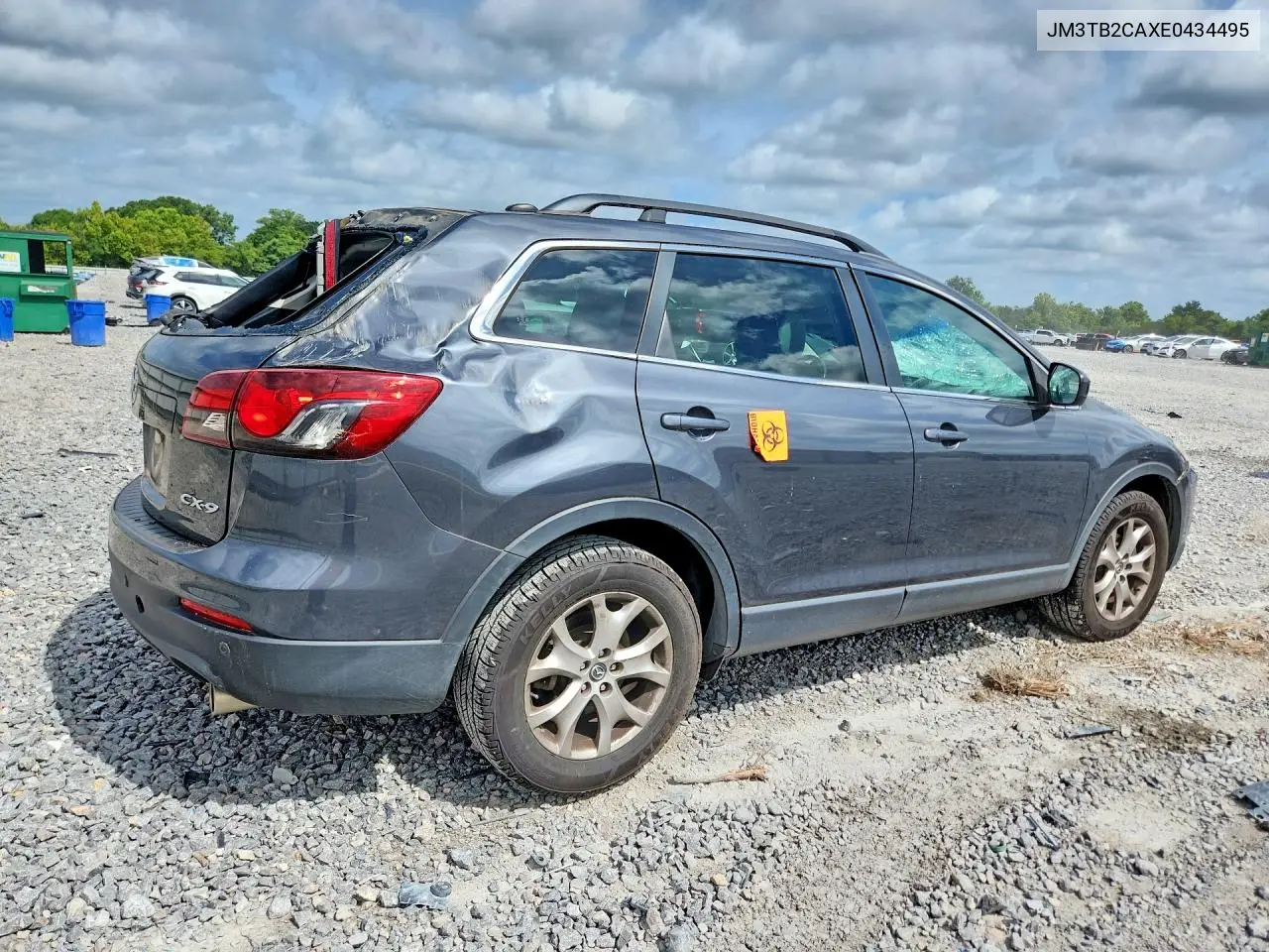 2014 Mazda Cx-9 Touring VIN: JM3TB2CAXE0434495 Lot: 61324646