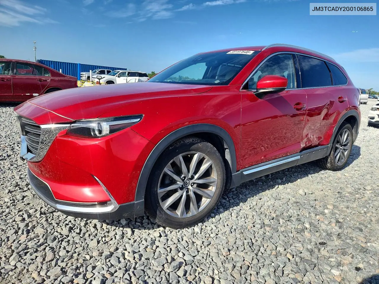2016 Mazda Cx-9 Grand Touring VIN: JM3TCADY2G0106865 Lot: 59197646