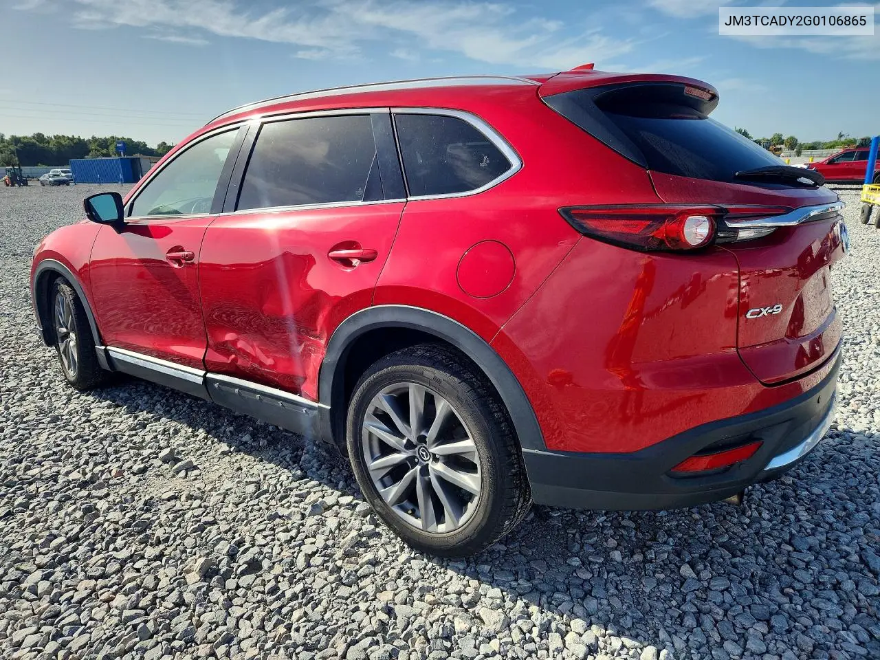 2016 Mazda Cx-9 Grand Touring VIN: JM3TCADY2G0106865 Lot: 59197646