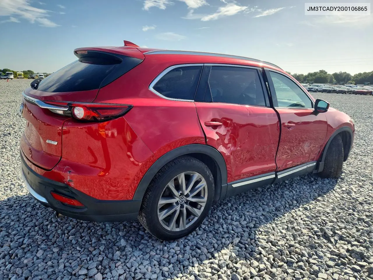 2016 Mazda Cx-9 Grand Touring VIN: JM3TCADY2G0106865 Lot: 59197646