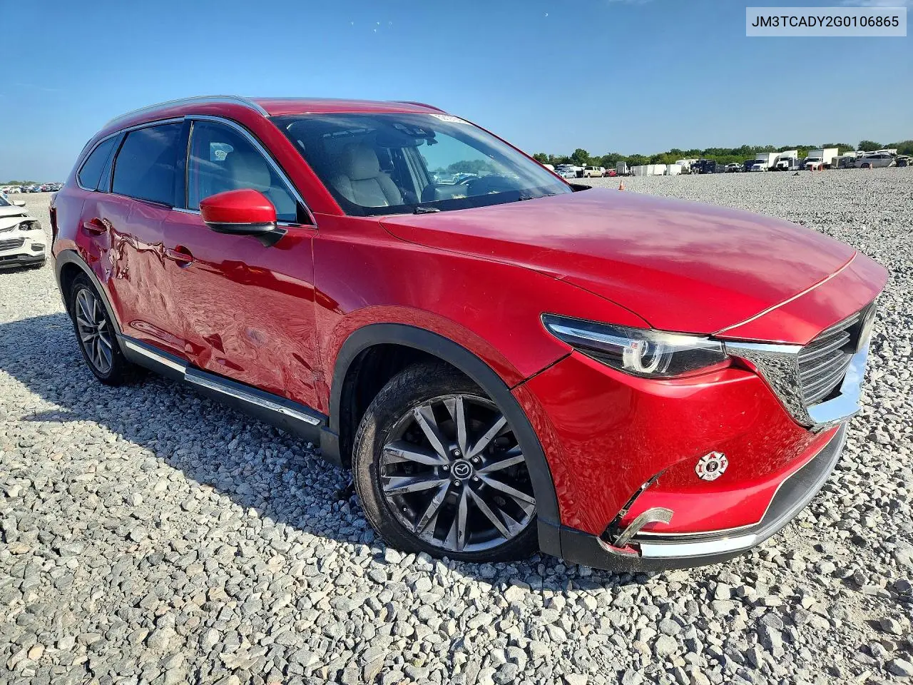2016 Mazda Cx-9 Grand Touring VIN: JM3TCADY2G0106865 Lot: 59197646