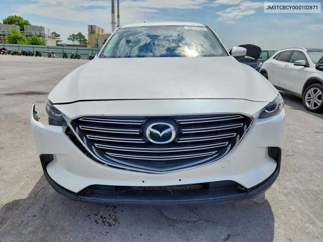2016 Mazda Cx-9 Touring VIN: JM3TCBCY0G0102871 Lot: 59774726