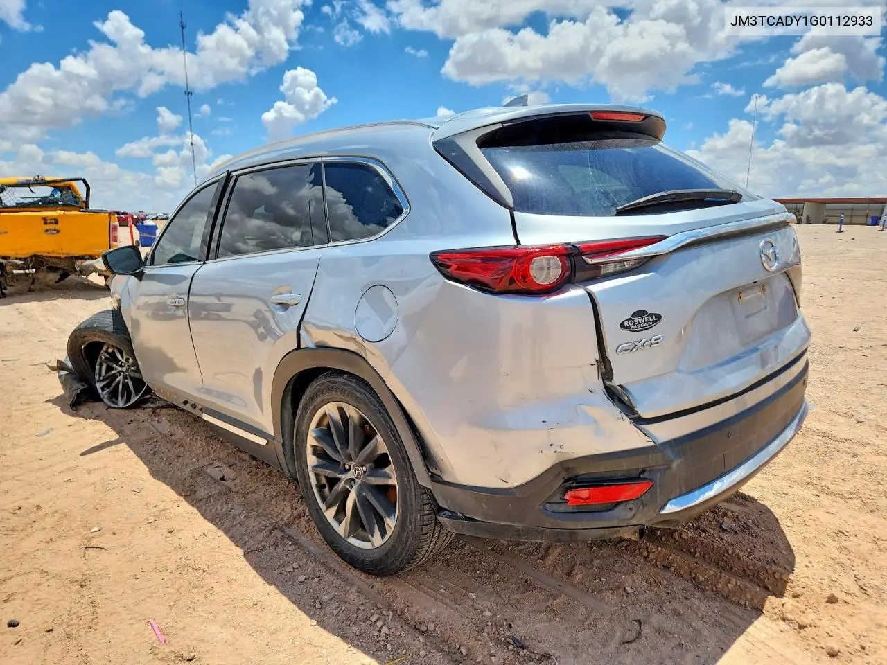 2016 Mazda Cx-9 Grand Touring VIN: JM3TCADY1G0112933 Lot: 60078396
