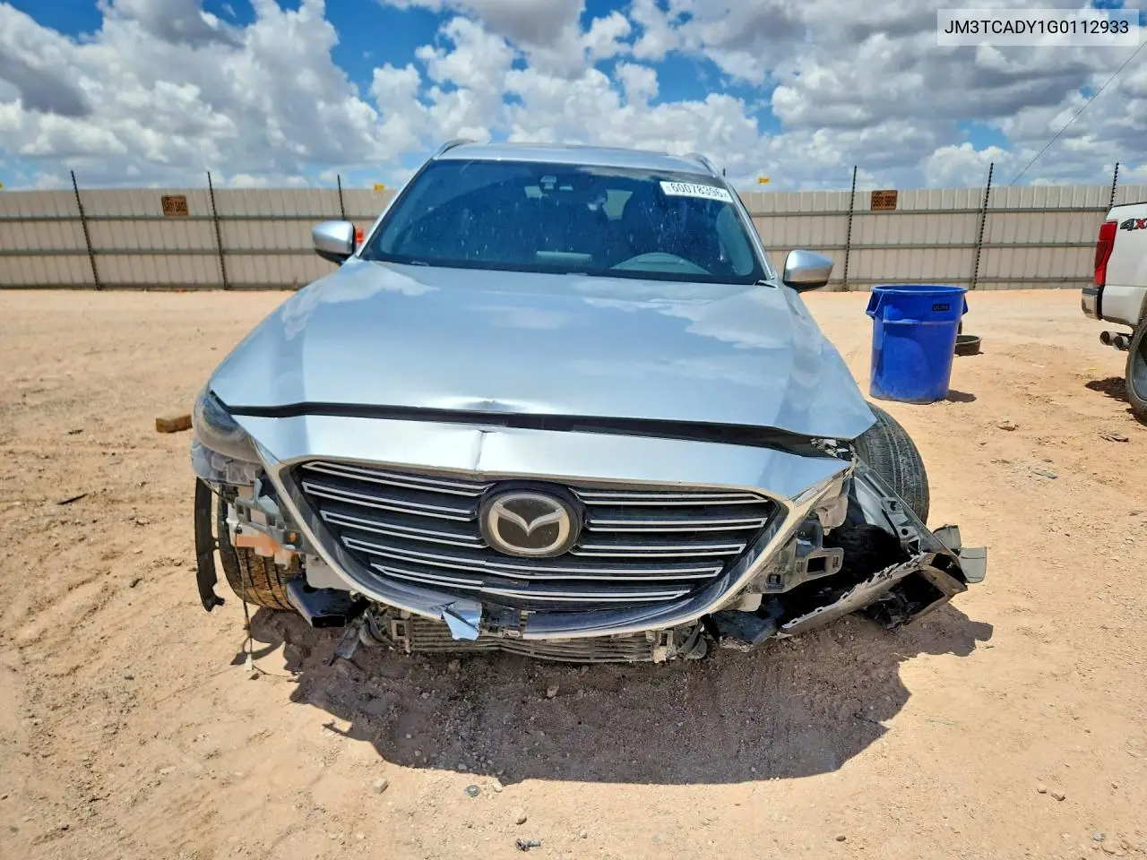 2016 Mazda Cx-9 Grand Touring VIN: JM3TCADY1G0112933 Lot: 60078396