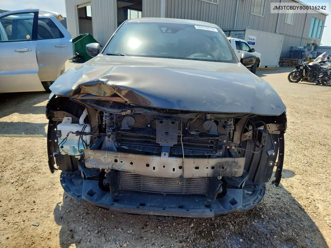 2016 Mazda Cx-9 Grand Touring VIN: JM3TCBDY8G0116242 Lot: 60078916