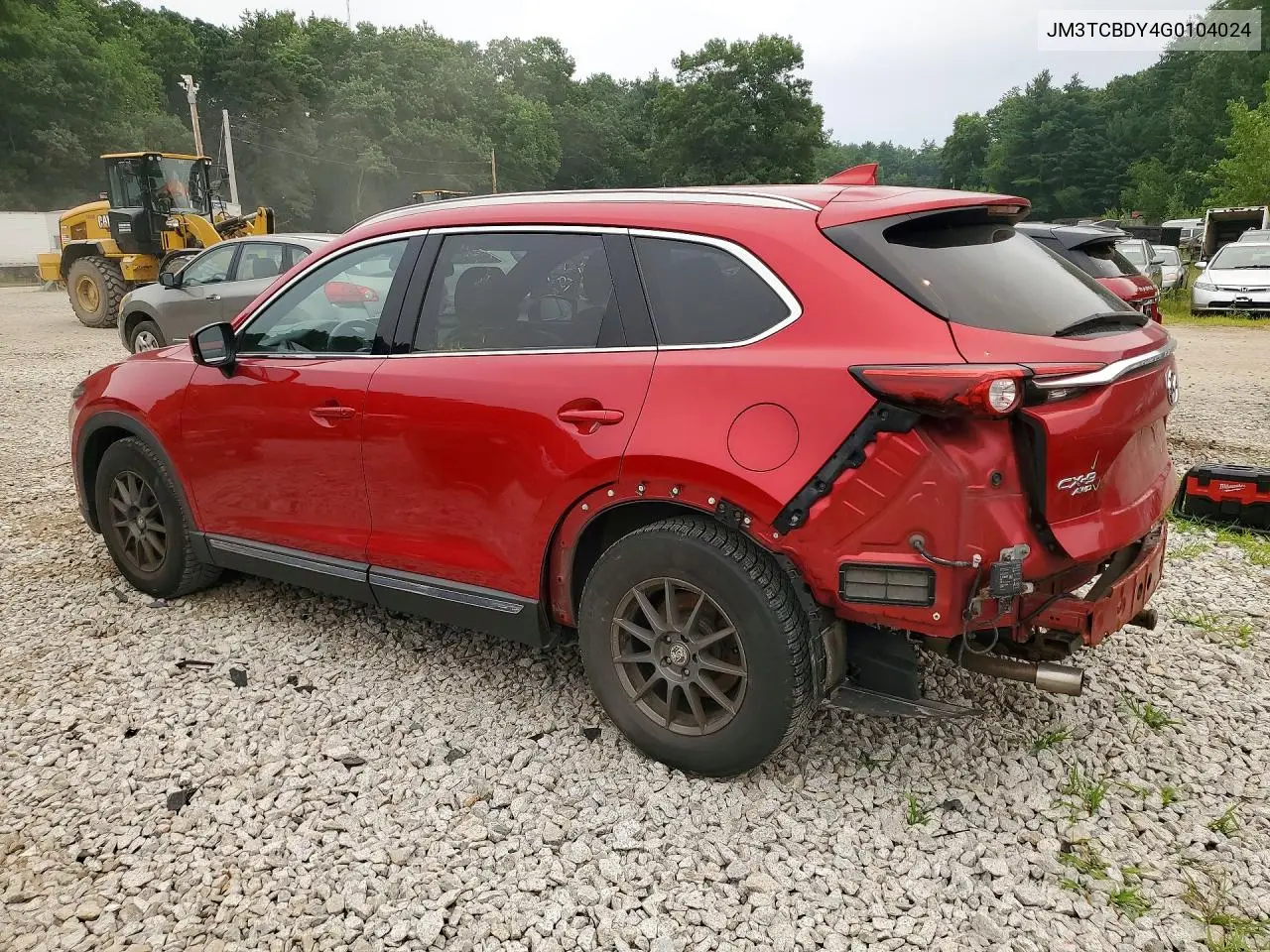2016 Mazda Cx-9 Grand Touring VIN: JM3TCBDY4G0104024 Lot: 60241406