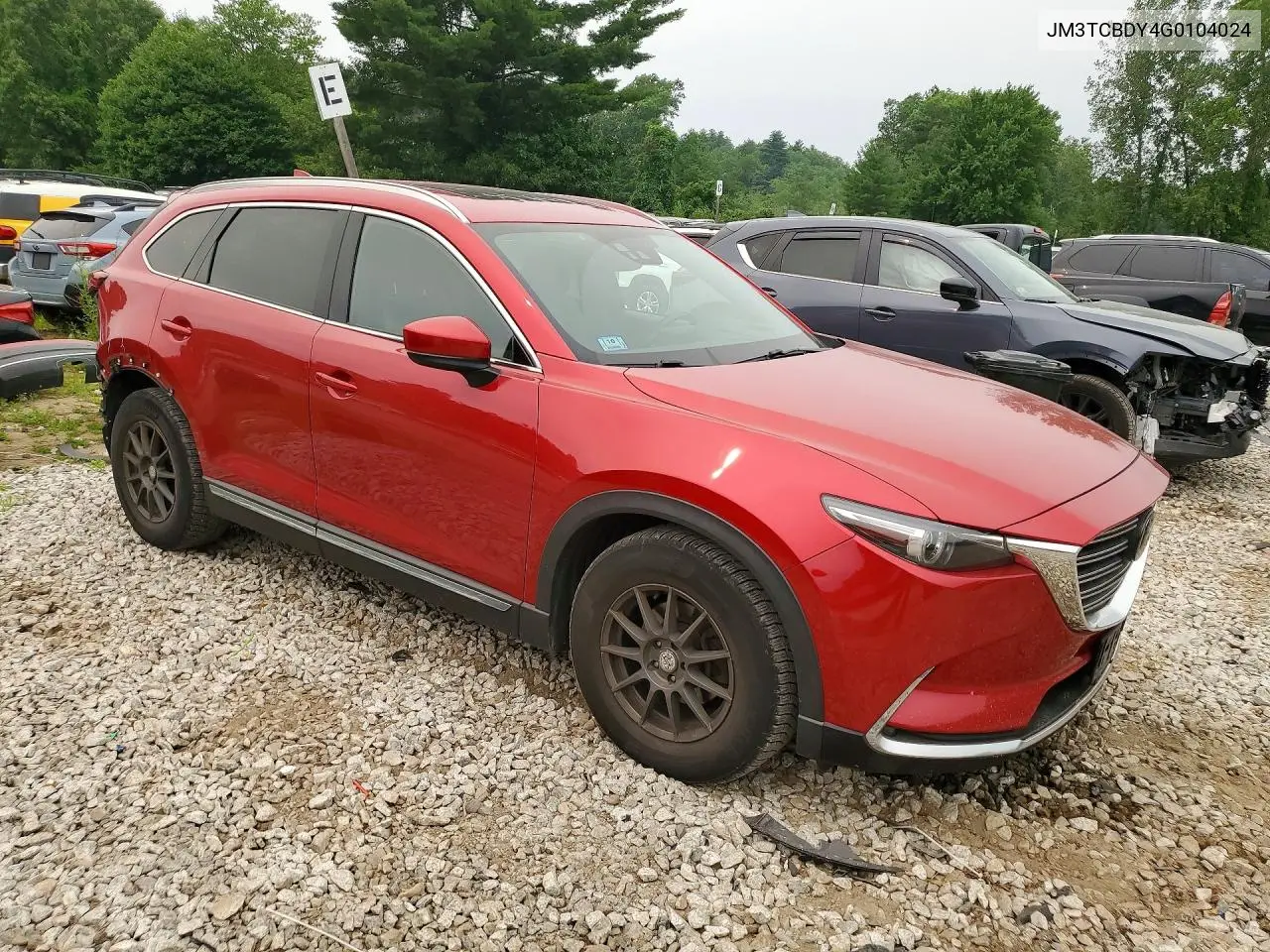 2016 Mazda Cx-9 Grand Touring VIN: JM3TCBDY4G0104024 Lot: 60241406