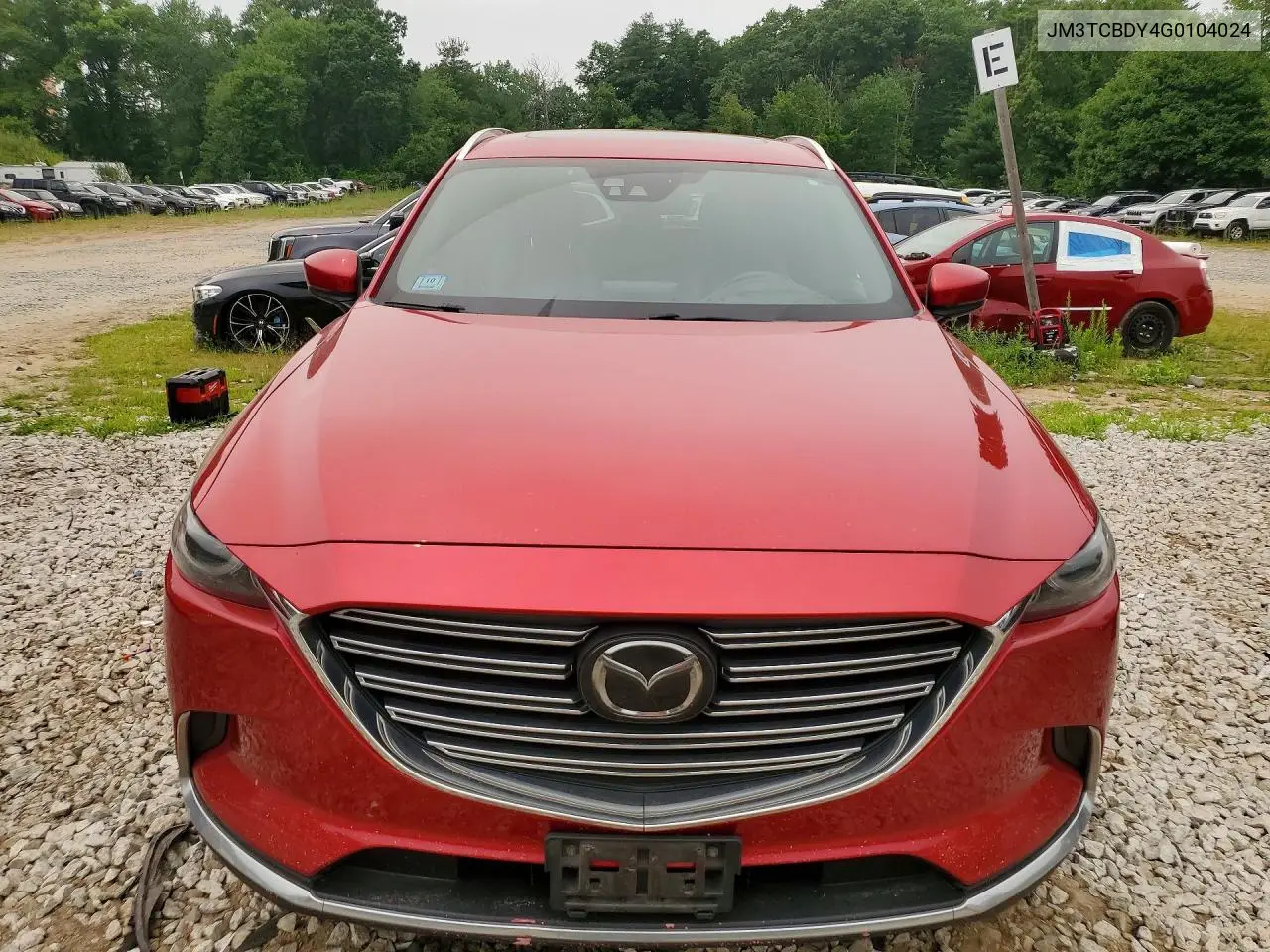 2016 Mazda Cx-9 Grand Touring VIN: JM3TCBDY4G0104024 Lot: 60241406