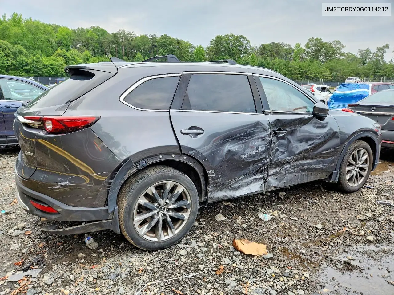 2016 Mazda Cx-9 Grand Touring VIN: JM3TCBDY0G0114212 Lot: 60472376