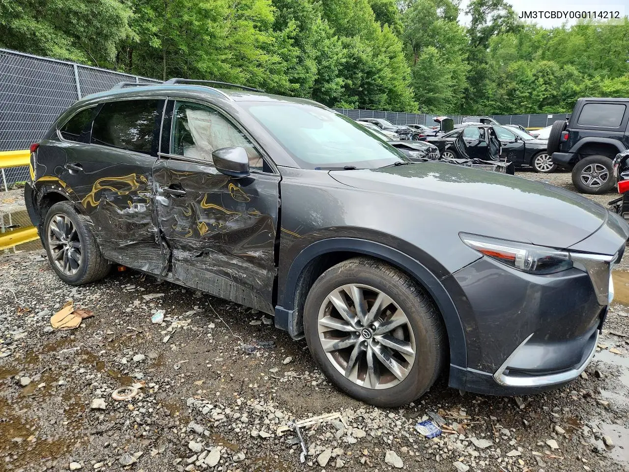 2016 Mazda Cx-9 Grand Touring VIN: JM3TCBDY0G0114212 Lot: 60472376