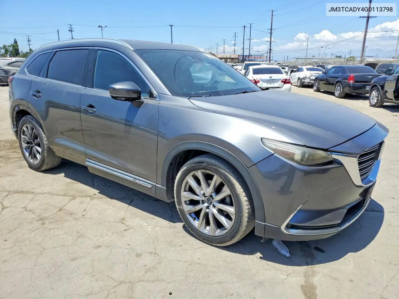 2016 Mazda Cx-9 Grand Touring VIN: JM3TCADY4G0113798 Lot: 60856516