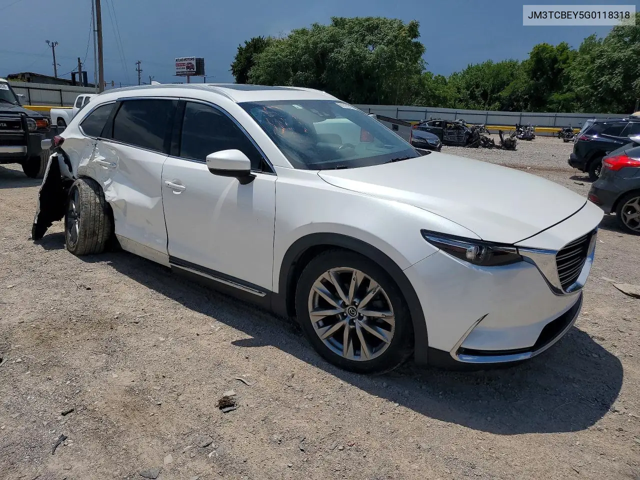 2016 Mazda Cx-9 Signature VIN: JM3TCBEY5G0118318 Lot: 61113516