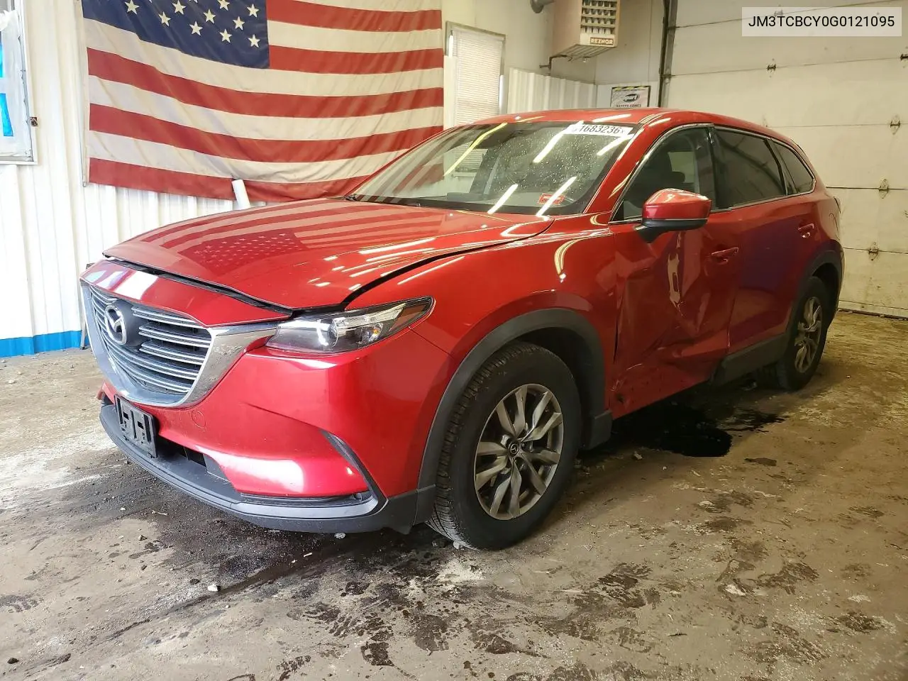 2016 Mazda Cx-9 Touring VIN: JM3TCBCY0G0121095 Lot: 61683236