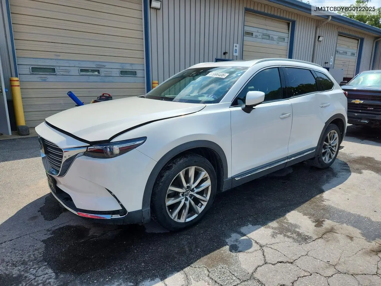 2016 Mazda Cx-9 Grand Touring VIN: JM3TCBDY8G0122025 Lot: 61996406