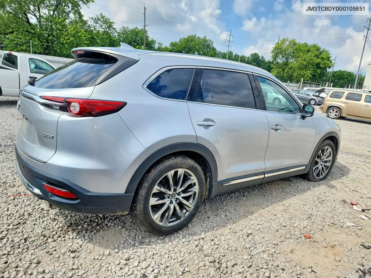 2016 Mazda Cx-9 Grand Touring VIN: JM3TCBDY0G0105851 Lot: 85611595