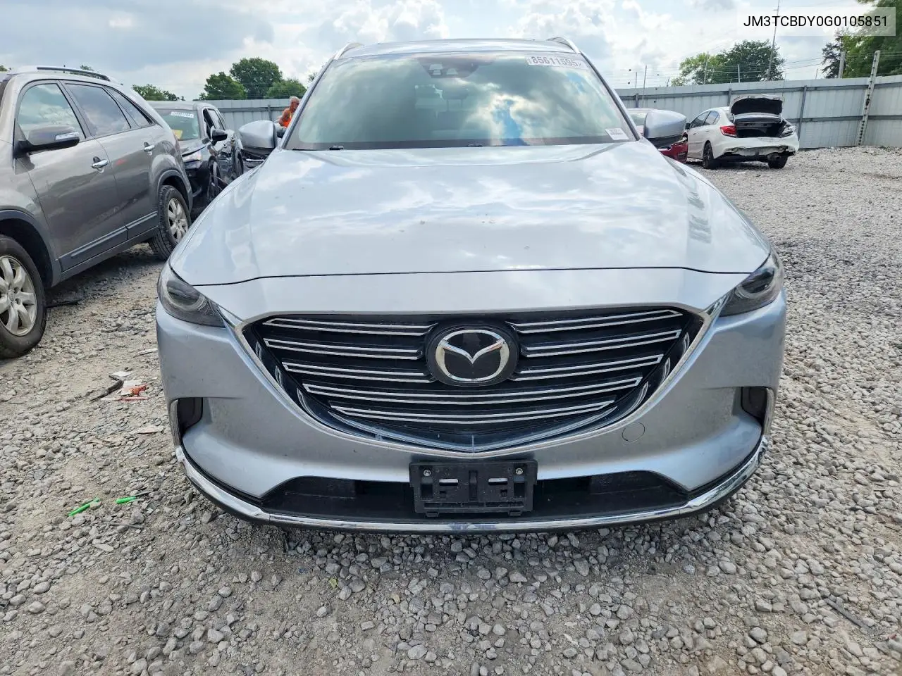 2016 Mazda Cx-9 Grand Touring VIN: JM3TCBDY0G0105851 Lot: 85611595
