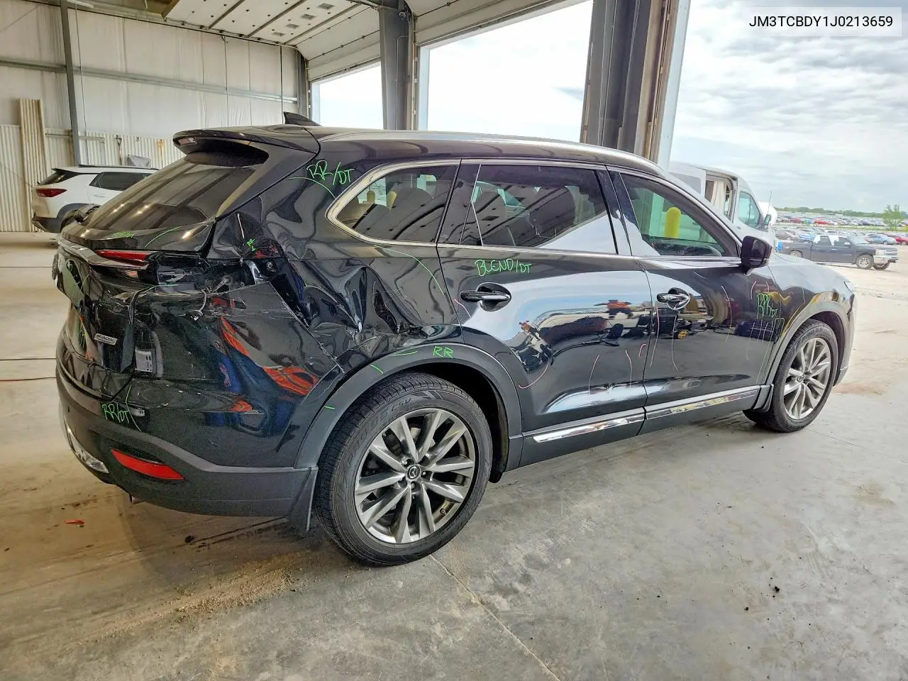 2018 Mazda Cx-9 Grand Touring VIN: JM3TCBDY1J0213659 Lot: 58628996