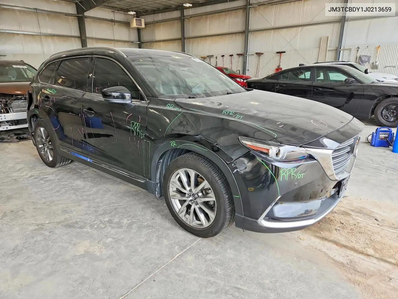 2018 Mazda Cx-9 Grand Touring VIN: JM3TCBDY1J0213659 Lot: 58628996