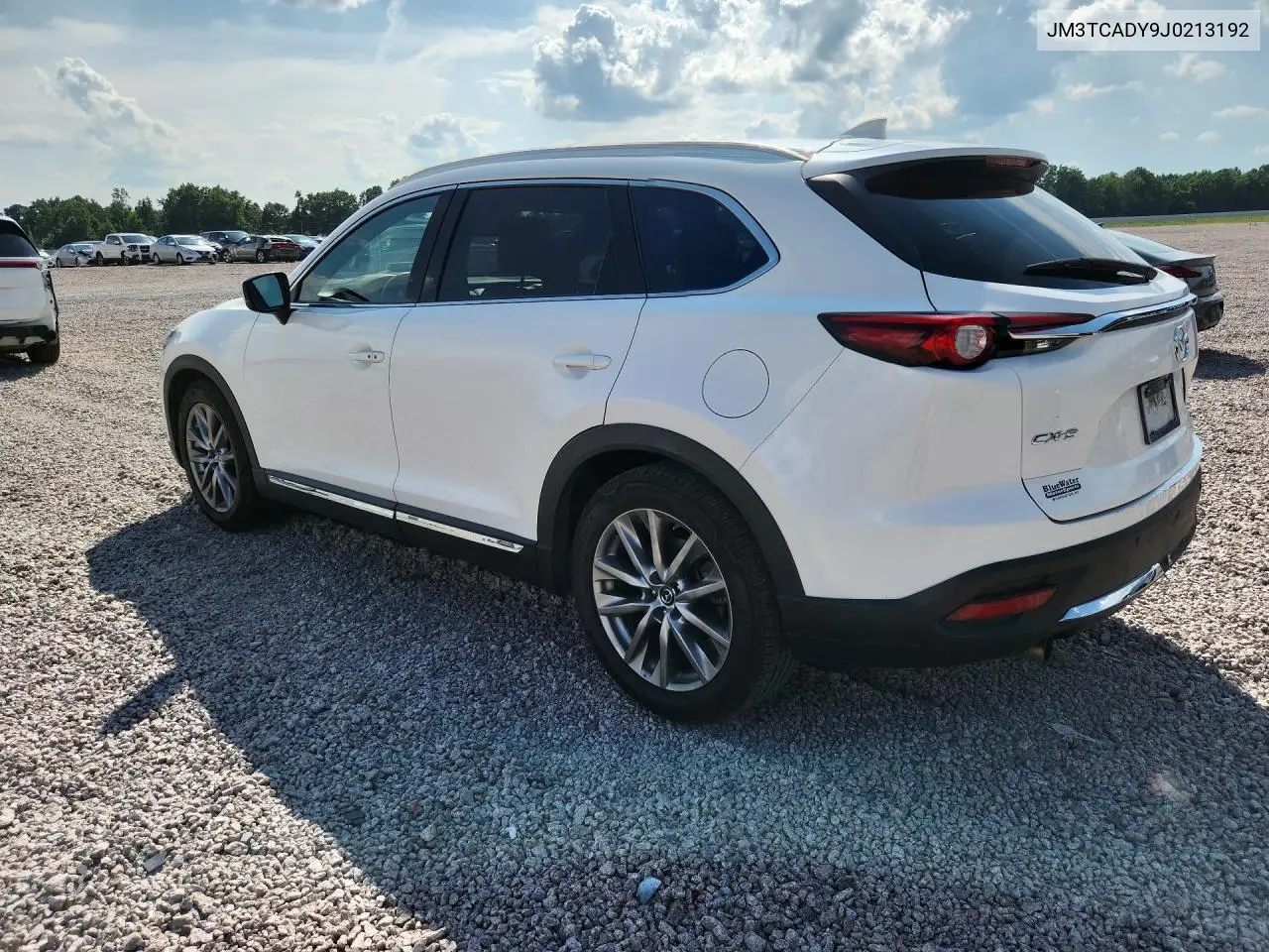 2018 Mazda Cx-9 Grand Touring VIN: JM3TCADY9J0213192 Lot: 58977796