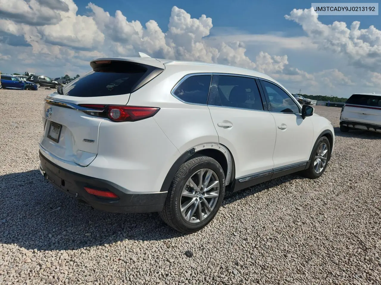 2018 Mazda Cx-9 Grand Touring VIN: JM3TCADY9J0213192 Lot: 58977796