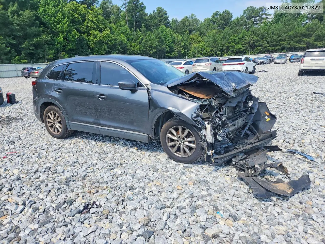 2018 Mazda Cx-9 Touring VIN: JM3TCACY3J0217322 Lot: 59263826