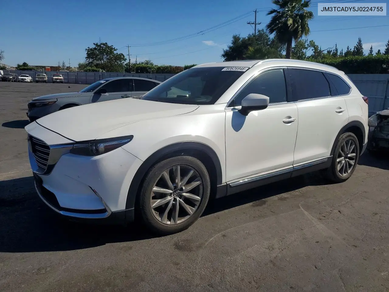 2018 Mazda Cx-9 Grand Touring VIN: JM3TCADY5J0224755 Lot: 60626946