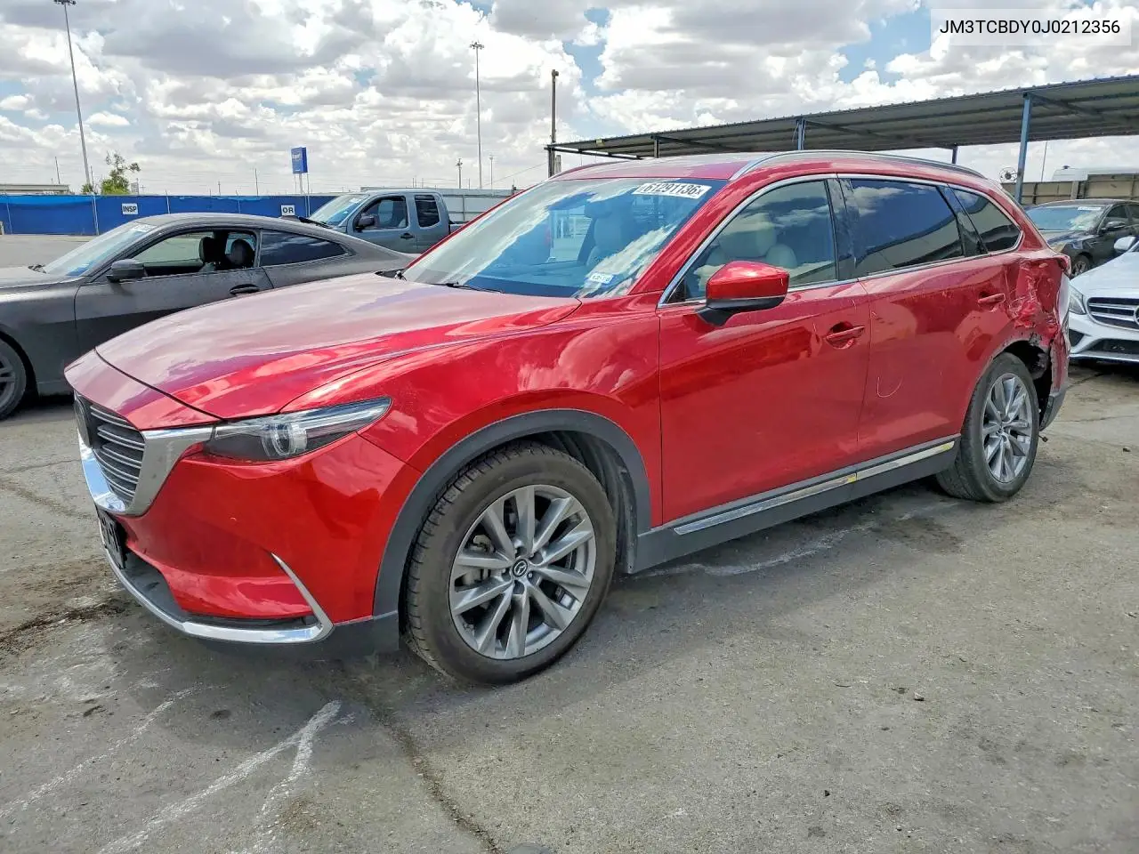 2018 Mazda Cx-9 Grand Touring VIN: JM3TCBDY0J0212356 Lot: 61291136