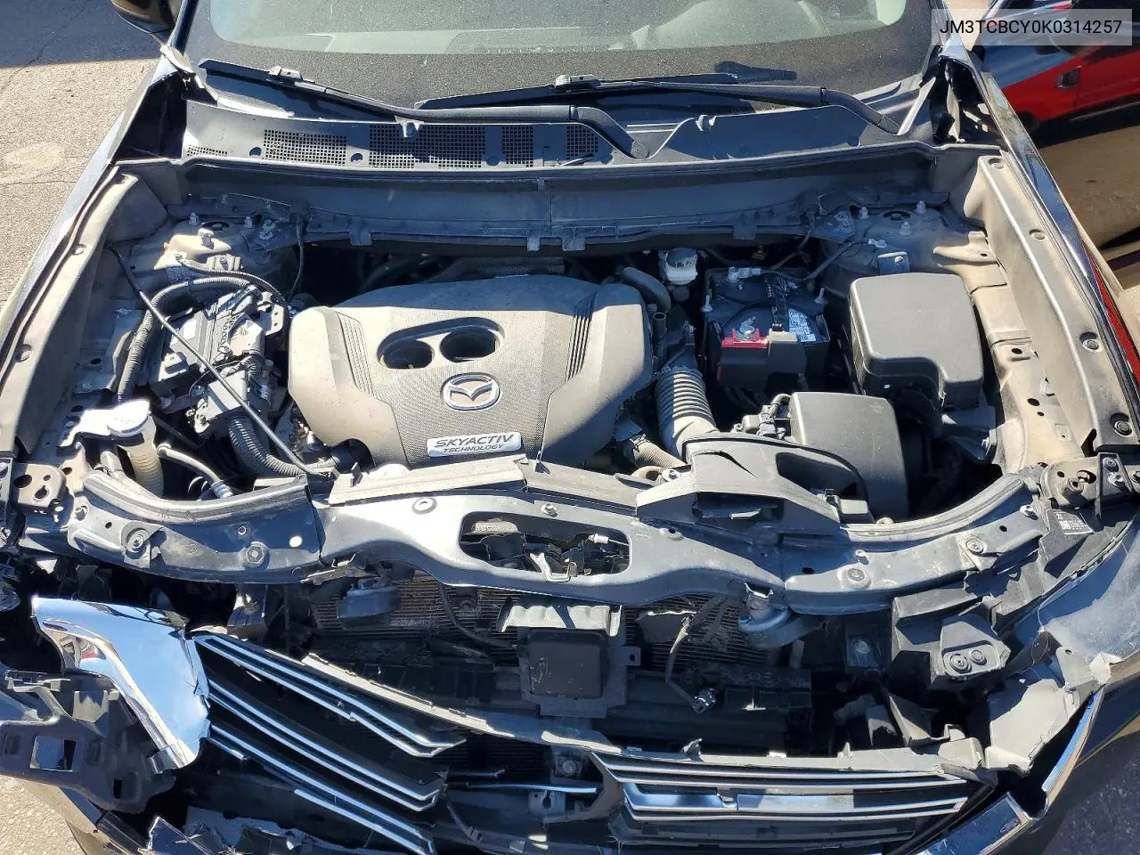 2019 Mazda Cx-9 Touring VIN: JM3TCBCY0K0314257 Lot: 55685506