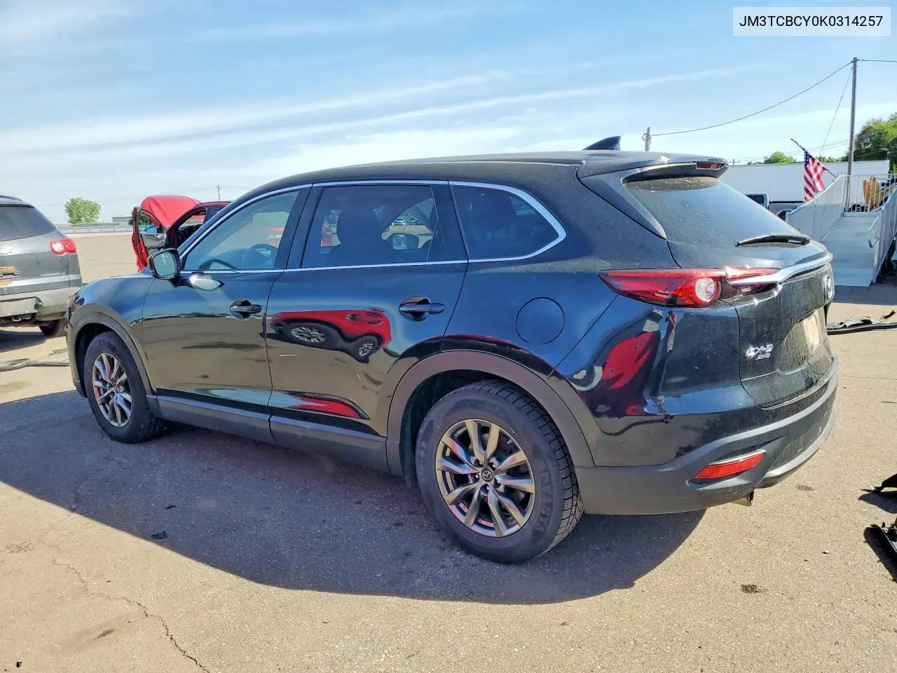 2019 Mazda Cx-9 Touring VIN: JM3TCBCY0K0314257 Lot: 55685506