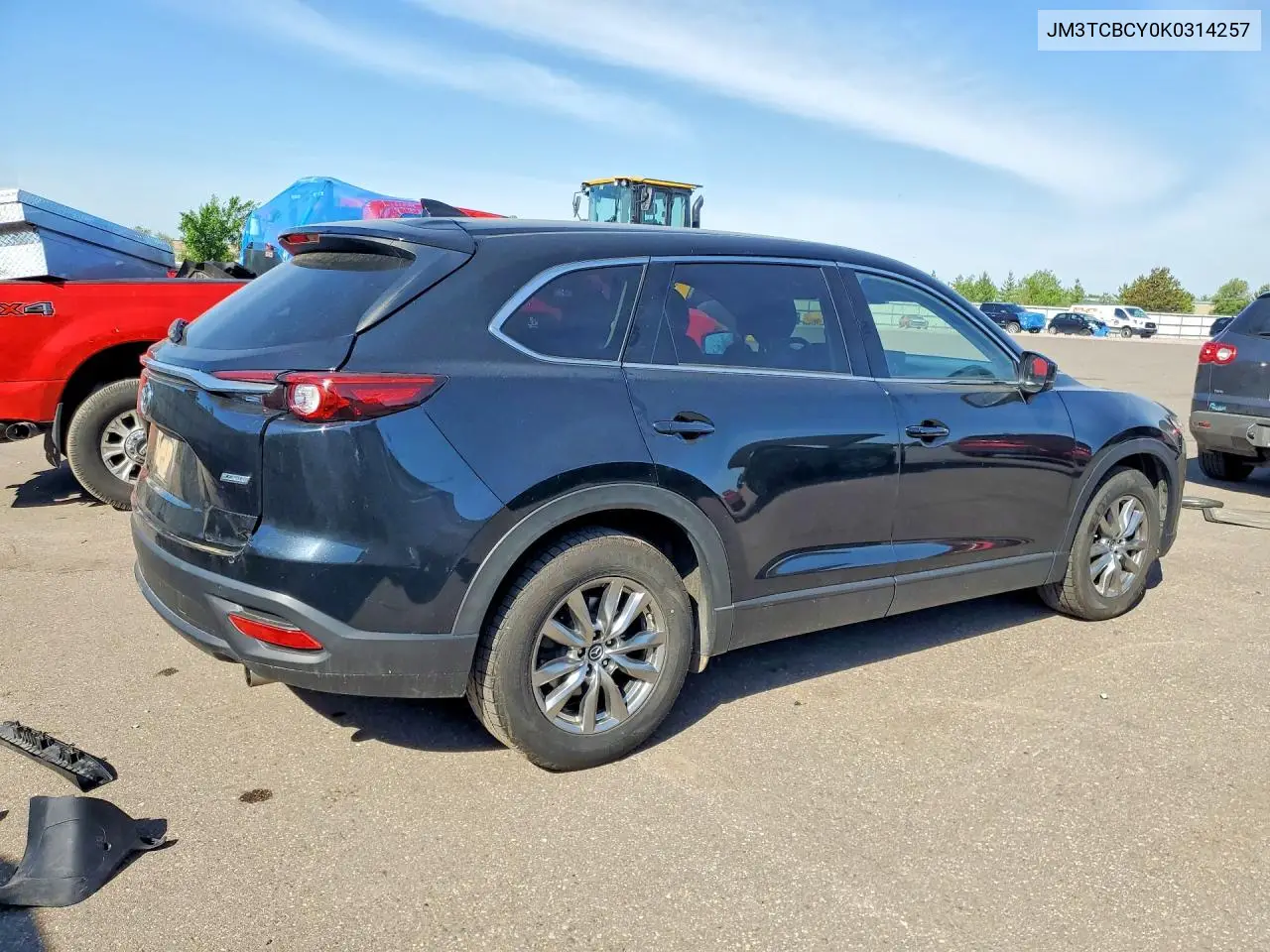 2019 Mazda Cx-9 Touring VIN: JM3TCBCY0K0314257 Lot: 55685506