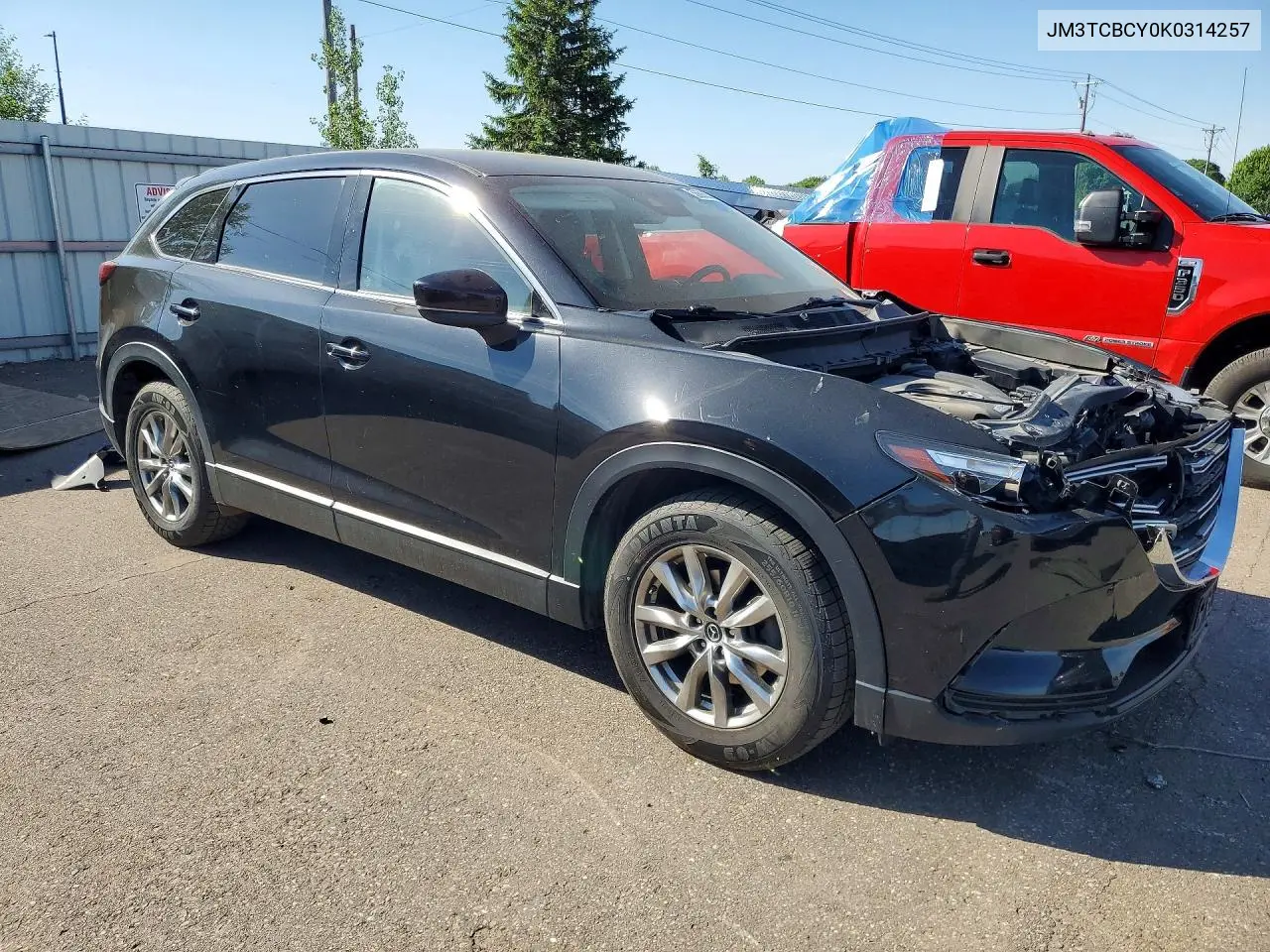 2019 Mazda Cx-9 Touring VIN: JM3TCBCY0K0314257 Lot: 55685506