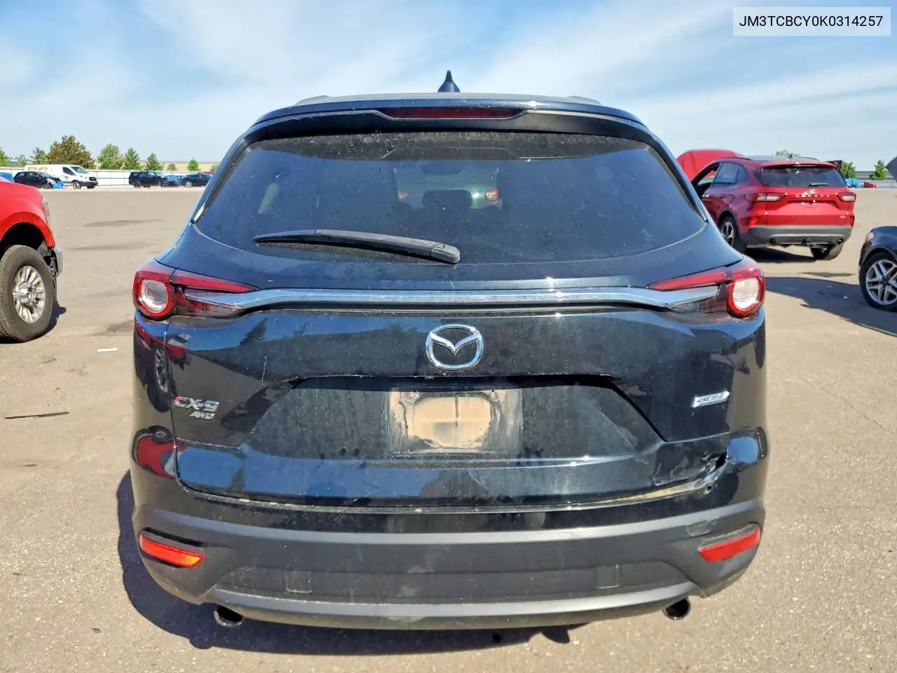 2019 Mazda Cx-9 Touring VIN: JM3TCBCY0K0314257 Lot: 55685506