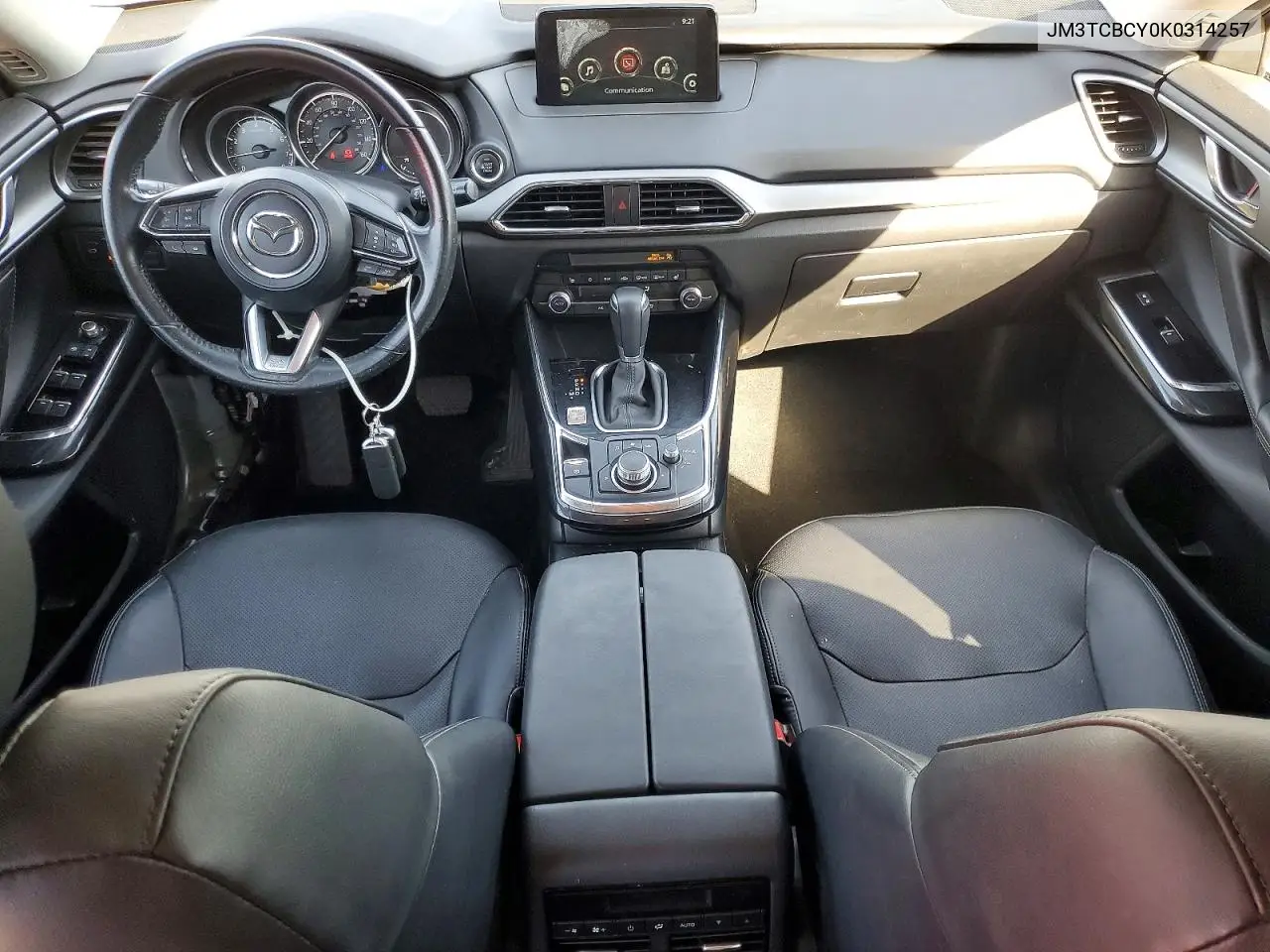 2019 Mazda Cx-9 Touring VIN: JM3TCBCY0K0314257 Lot: 55685506