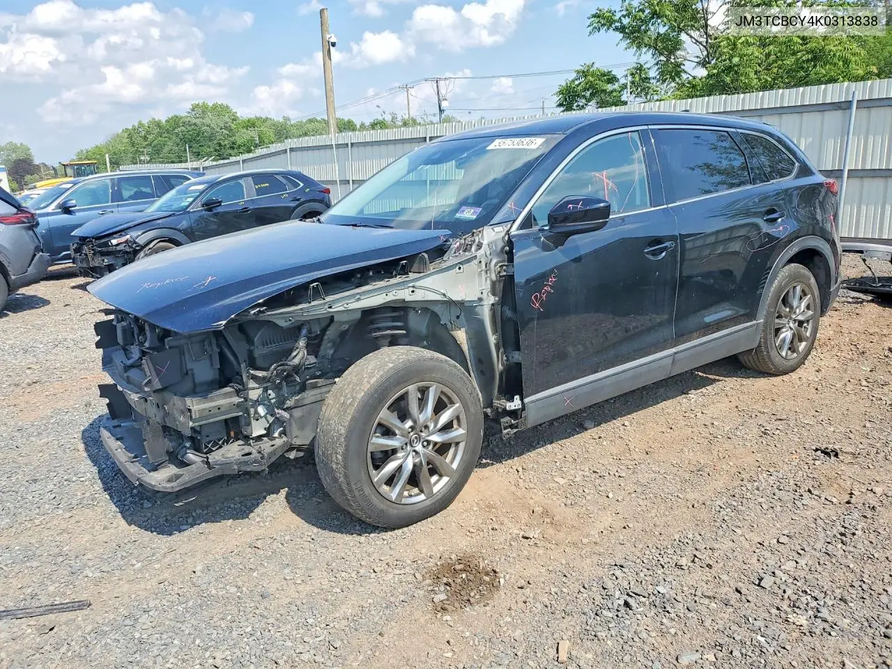 2019 Mazda Cx-9 Touring VIN: JM3TCBCY4K0313838 Lot: 55753636