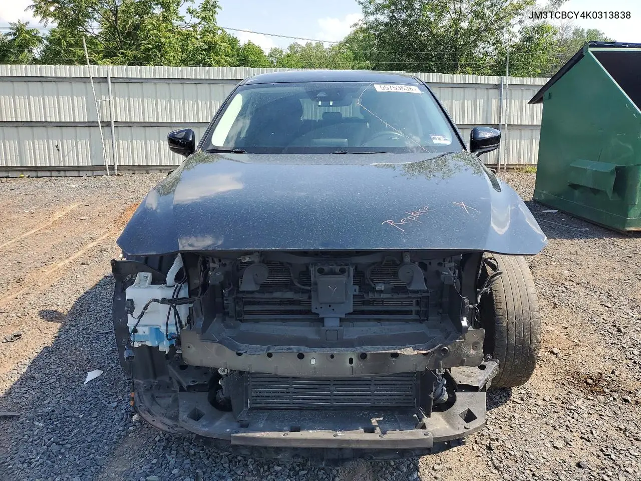 2019 Mazda Cx-9 Touring VIN: JM3TCBCY4K0313838 Lot: 55753636