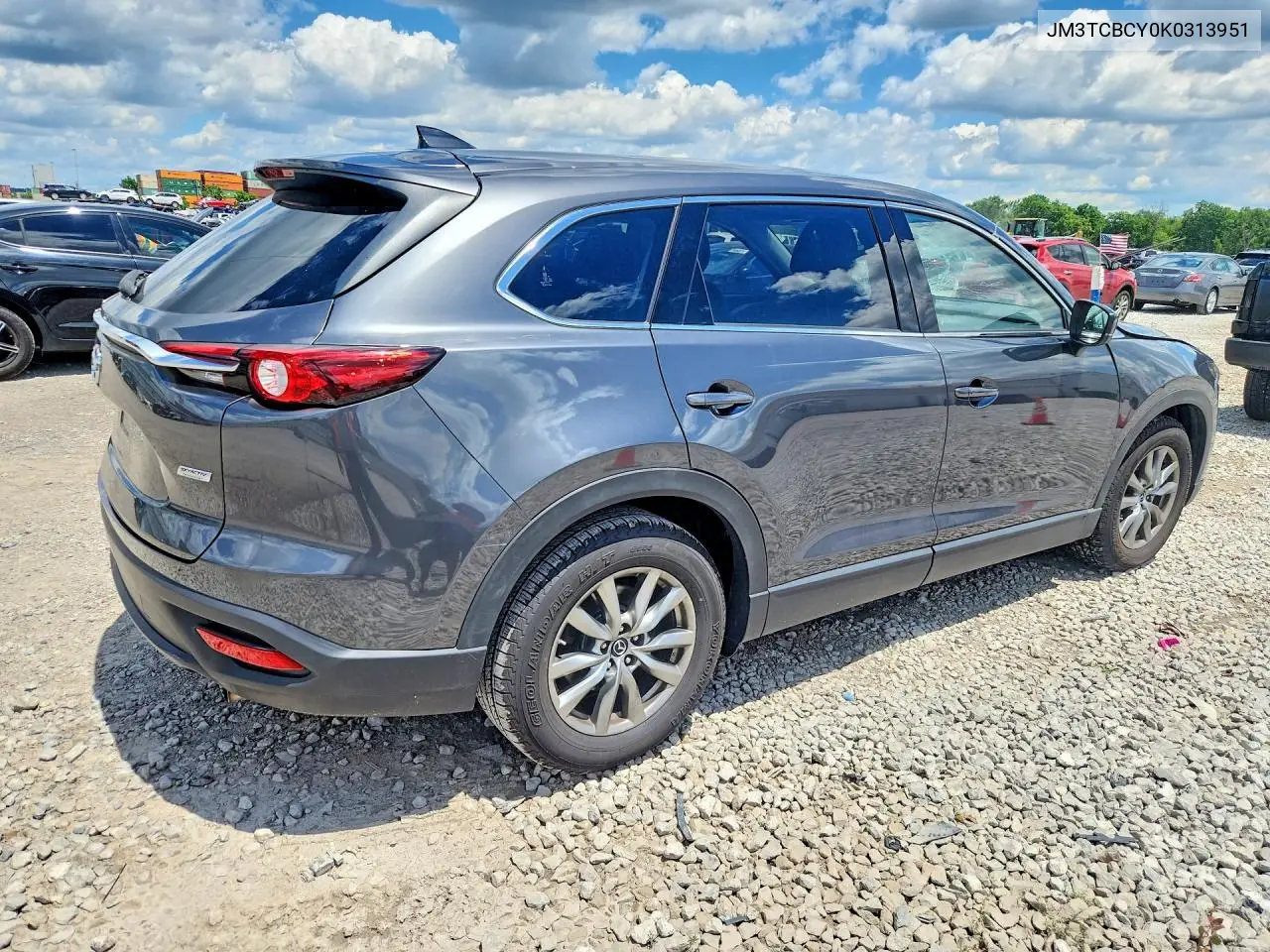 2019 Mazda Cx-9 Touring VIN: JM3TCBCY0K0313951 Lot: 57752786