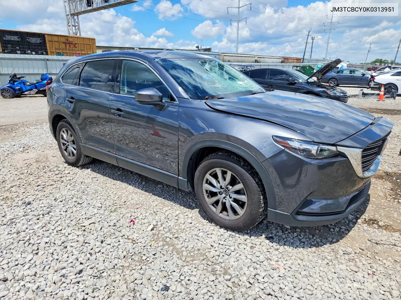 2019 Mazda Cx-9 Touring VIN: JM3TCBCY0K0313951 Lot: 57752786