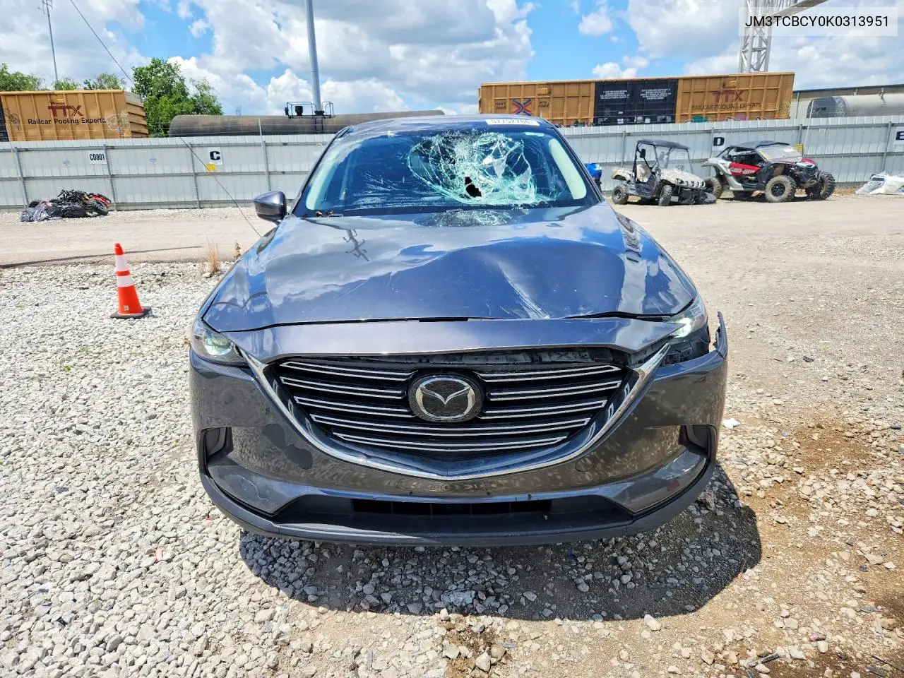 2019 Mazda Cx-9 Touring VIN: JM3TCBCY0K0313951 Lot: 57752786