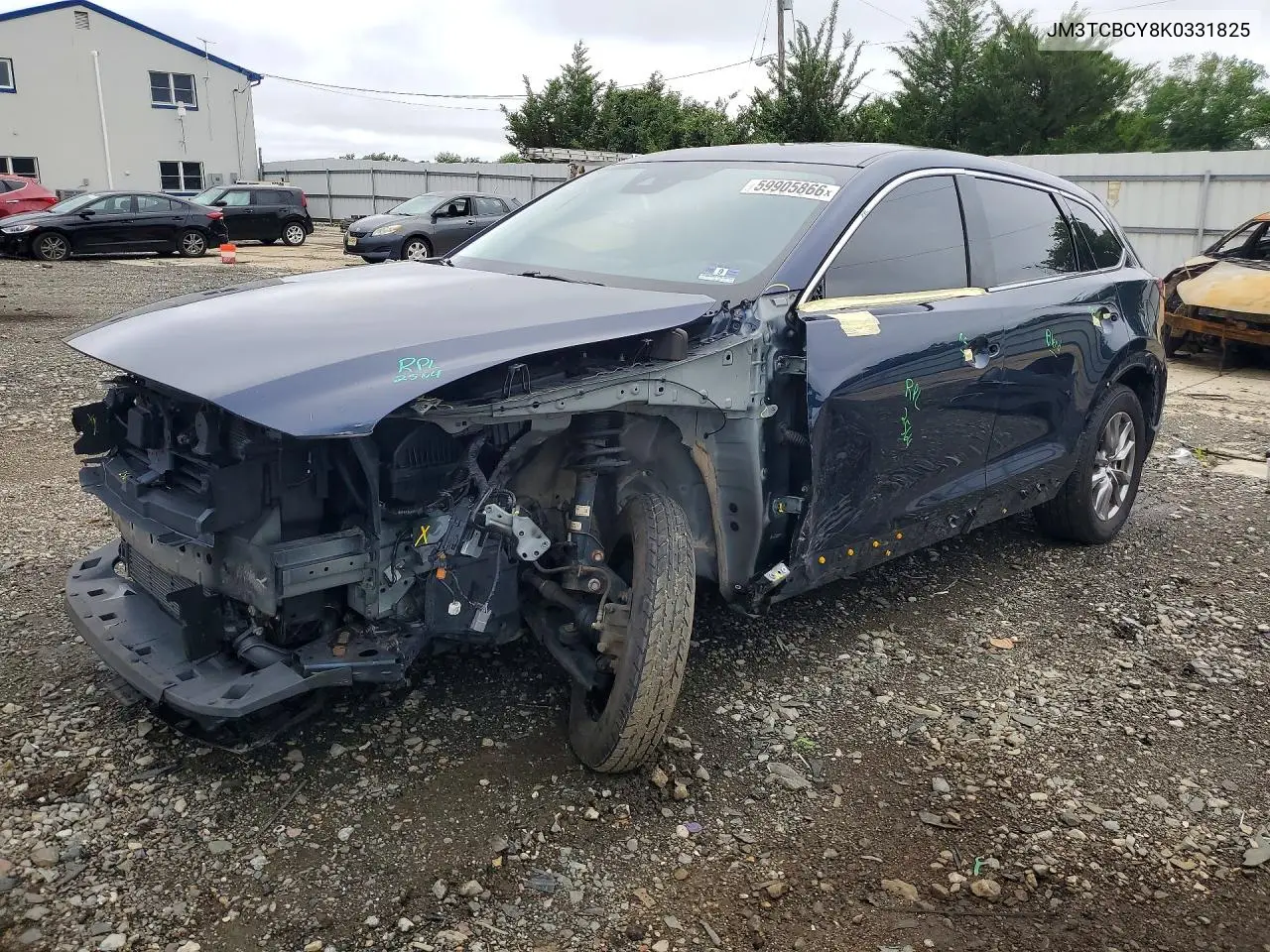 2019 Mazda Cx-9 Touring VIN: JM3TCBCY8K0331825 Lot: 59905866