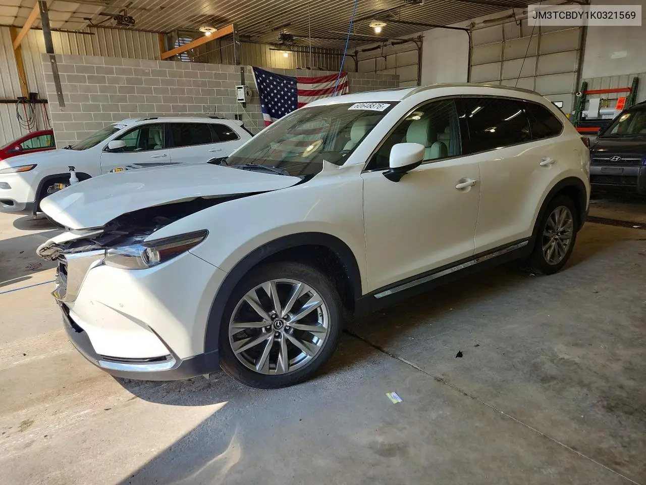 2019 Mazda Cx-9 Grand Touring VIN: JM3TCBDY1K0321569 Lot: 60648876