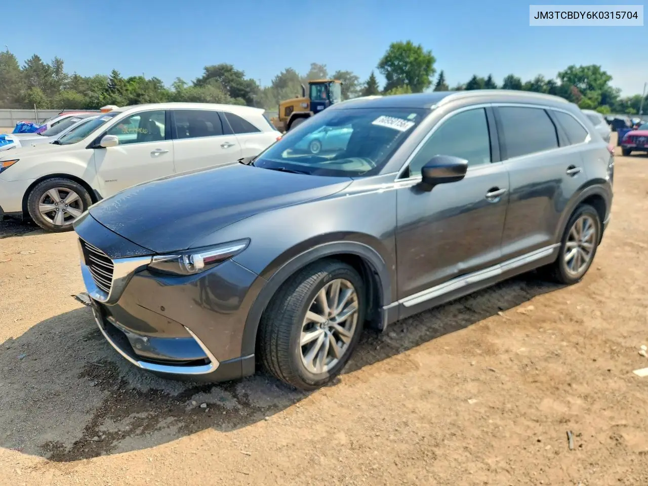 2019 Mazda Cx-9 Grand Touring VIN: JM3TCBDY6K0315704 Lot: 60950156
