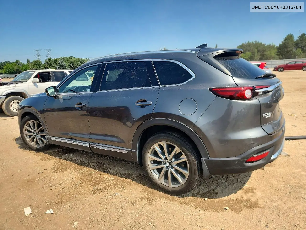 2019 Mazda Cx-9 Grand Touring VIN: JM3TCBDY6K0315704 Lot: 60950156