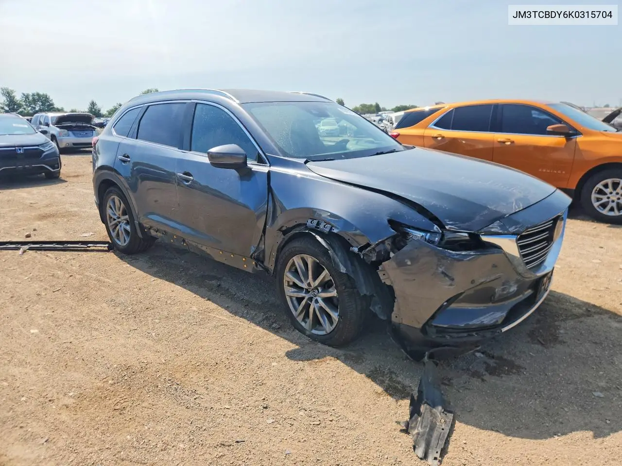 2019 Mazda Cx-9 Grand Touring VIN: JM3TCBDY6K0315704 Lot: 60950156