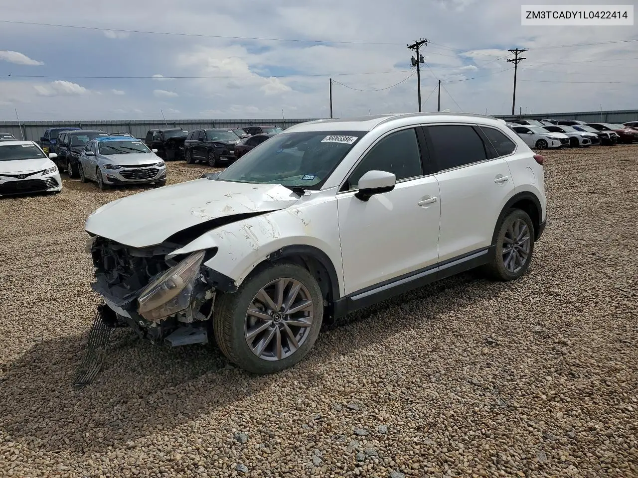 2020 Mazda Cx-9 Grand Touring VIN: JM3TCADY1L0422414 Lot: 56065386