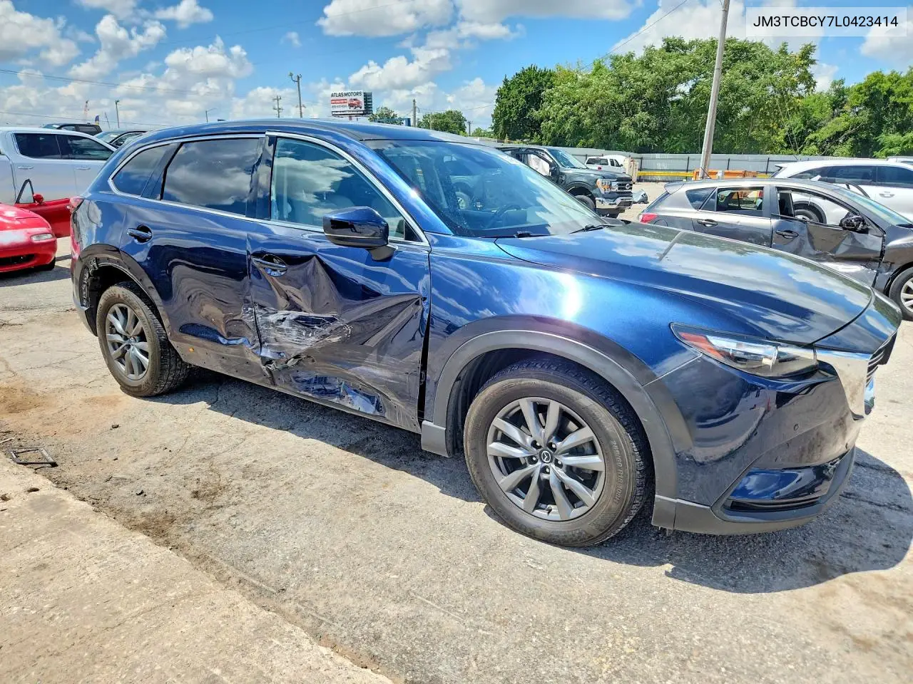 2020 Mazda Cx-9 Touring VIN: JM3TCBCY7L0423414 Lot: 60469226