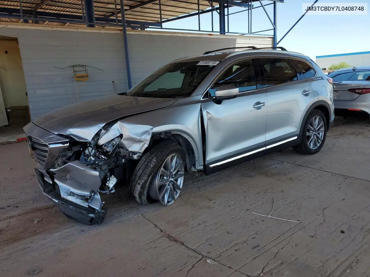 2020 Mazda Cx-9 Grand Touring VIN: JM3TCBDY7L0408748 Lot: 61069716