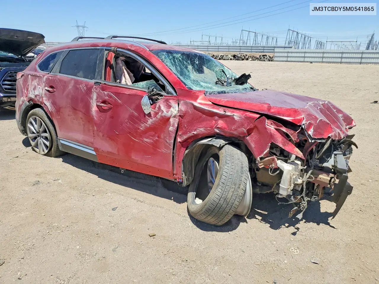 2021 Mazda Cx-9 Grand Touring VIN: JM3TCBDY5M0541865 Lot: 56370236